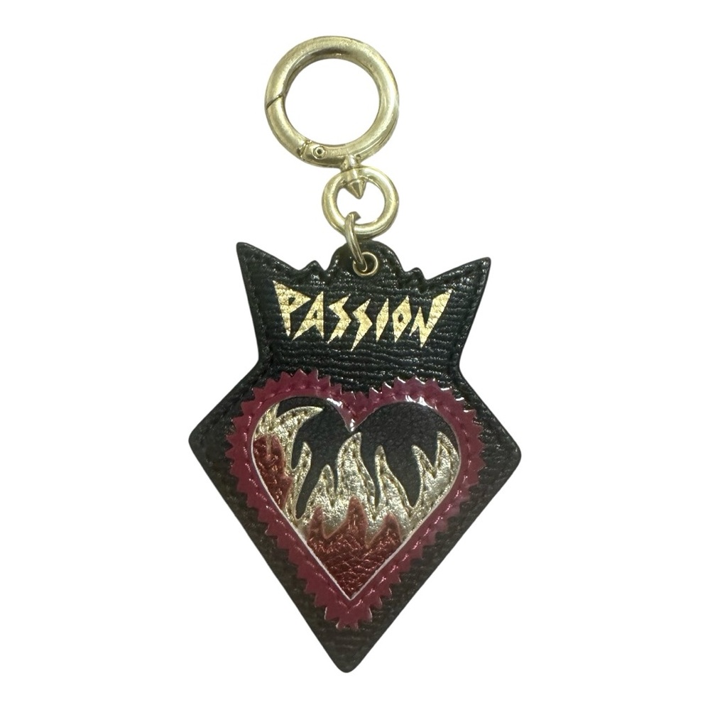 Burberry leather bag charm or keychain “Passion”